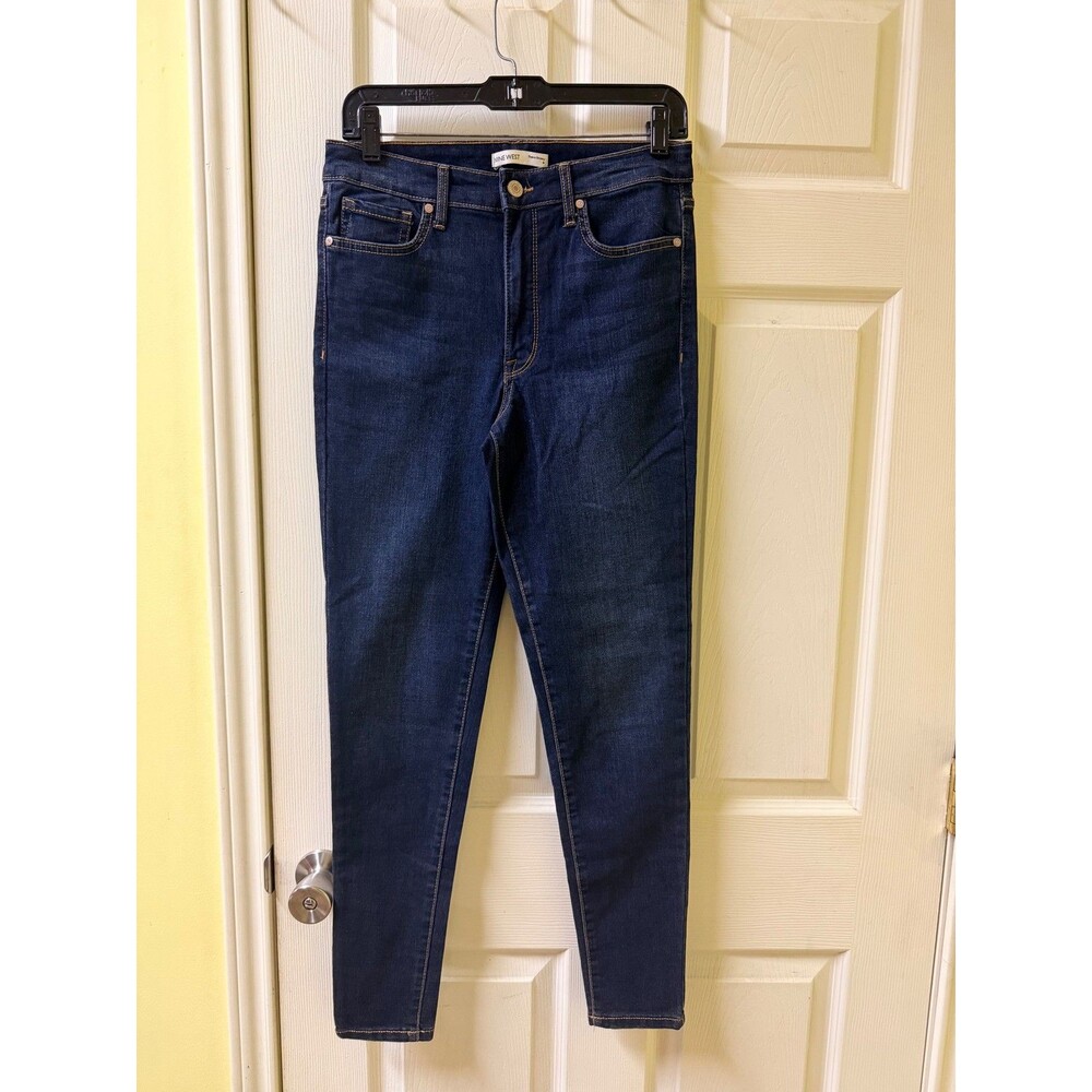 Nine West Super Skinny Jeans Dark Wash High Rise Size 6